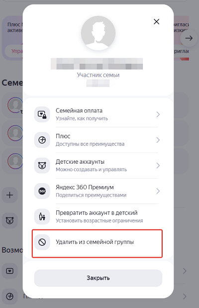Опция «Семейная подписка» | Яндекс Плюс
